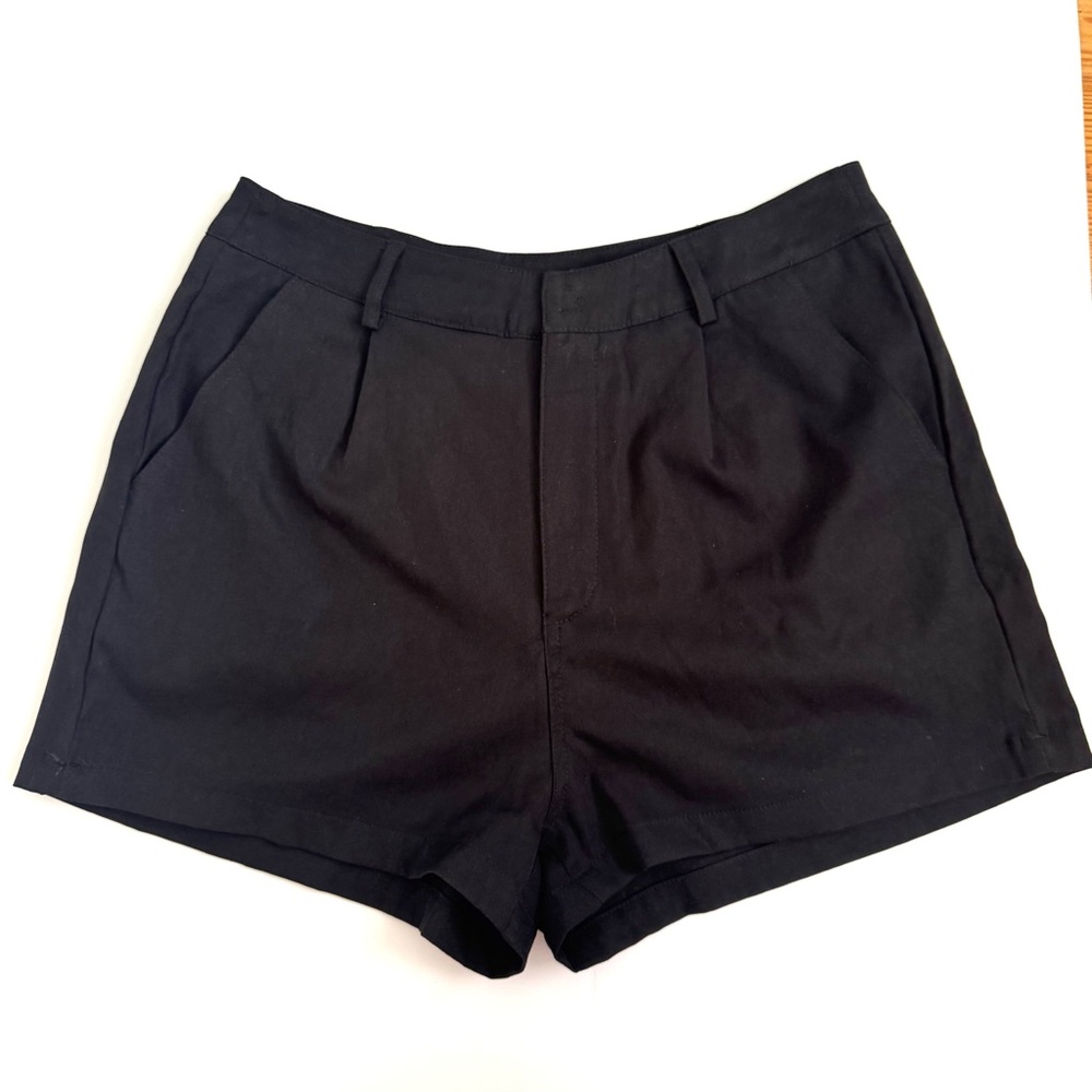 High Waist Black Shorts